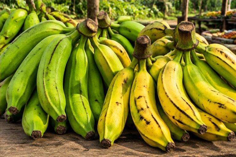 Fresh Plantain from Koforidua, Eastern, Ghana — sample produce listing