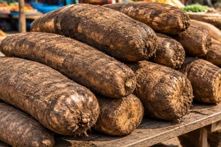 Fresh Yam from Techiman, Bono East, Ghana — sample produce listing